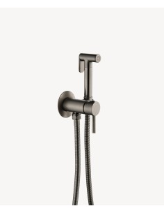 Mitigeur Douchette wc rond encastré Gun métal - Corbeau