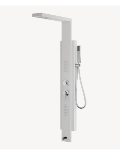 Colonne de douche hydromassante blanc