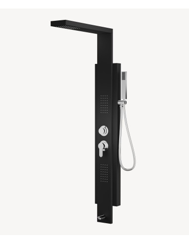 Colonne de douche hydromassante noir
