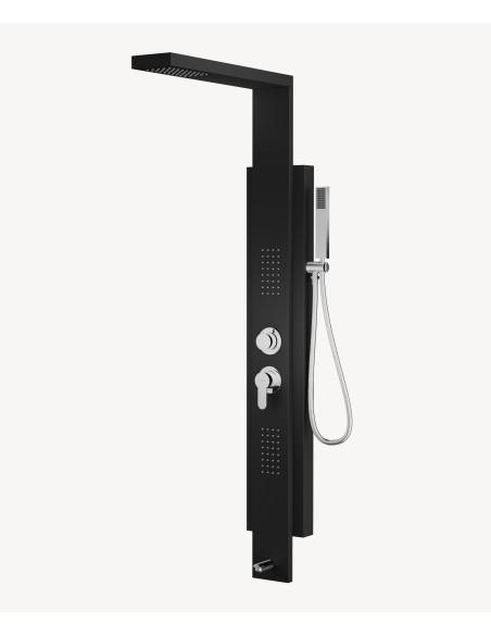 Colonne de douche hydromassante noir