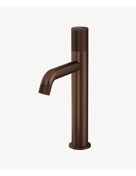 Robinet mitigeur vasque design Or rose brossé - Leros