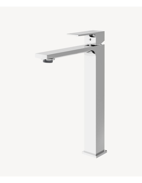 Robinet mitigeur lavabo réhaussé chromé - Sirius