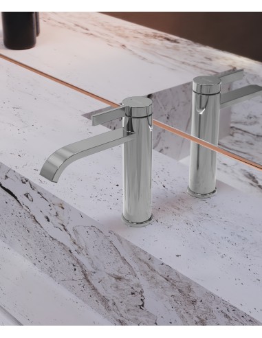 Mitigeur de lavabo Chromé - Fiumina