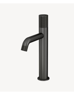 Robinet mitigeur vasque design Gun métal - Leros