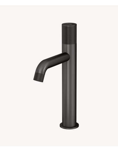 Robinet mitigeur vasque design Gun métal - Leros
