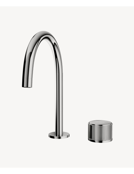 Mitigeur de lavabo 2 trous sans réglage de débit Chromé - Leros