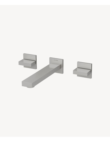 Mélangeur lavabo encastré Nickel brossé - Sirius