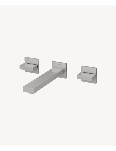 Mélangeur lavabo encastré Nickel brossé - Sirius