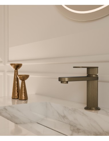 Mitigeur lavabo à poser Bronze - Hera