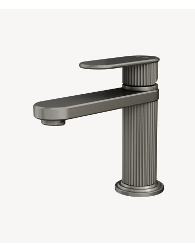 Mitigeur lavabo à poser Nickel brossé - Hera