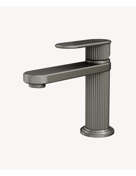 Mitigeur lavabo à poser Nickel brossé - Hera