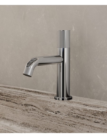 Mitigeur lavabo design Chromé - Leros