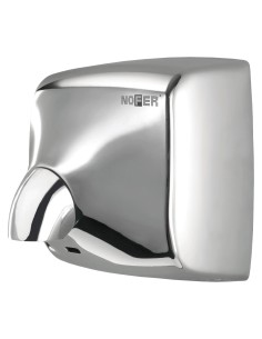 Sèche-mains WINDFLOW à capteur électronique boîtie r en ACIER INOXYDABLE brillant
