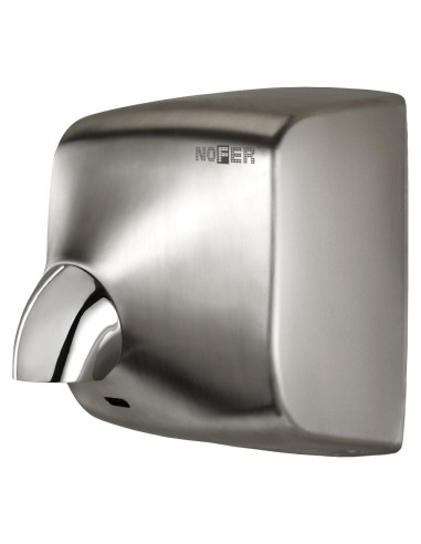 Sèche-mains WINDFLOW à capteur électronique boîtie r en ACIER INOXYDABLE satiné