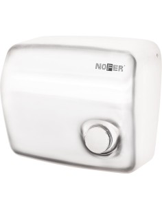 Sèche-mains KAI à bouton poussoir boîtier en ACIER  blanc