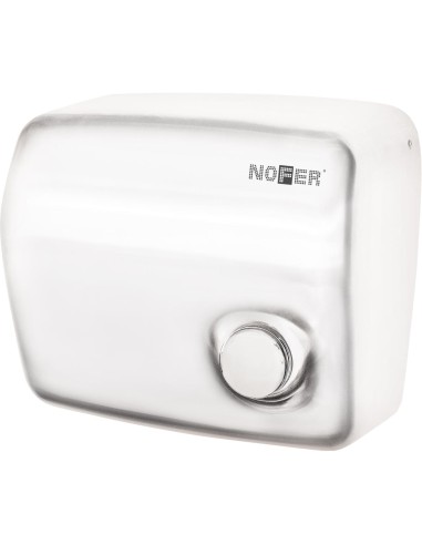 Sèche-mains KAI à bouton poussoir boîtier en ACIER  blanc