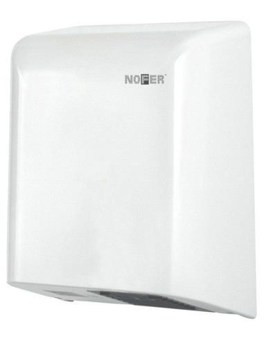 Sèche-mains BIGFLOW boîtier en ACIER INOX blanc