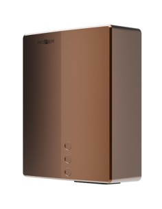 Série BIGFLOW EVO sèche-mains avec capteur électronique acier inoxydable finition PVD bronze