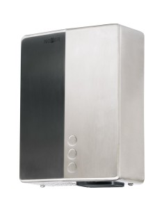 Sèche-mains BIGFLOW EVO à capteur électronique boî tier en ACIER INOX Satiné