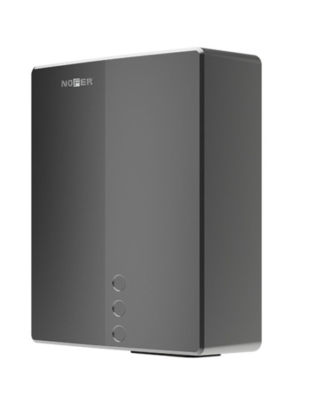 Série BIGFLOW EVO sèche-mains avec capteur électronique acier inoxydable finition PVD Gun metal