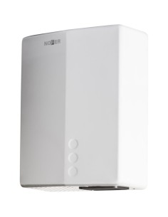 Sèche-mains BIGFLOW EVO à capteur électronique boî tier en acier Blanc
