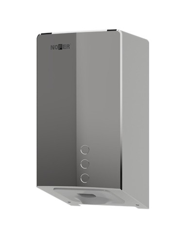 Sèche-mains FUGA EVO, capteur électronique en ACIE R INOXYDABLE Brillant