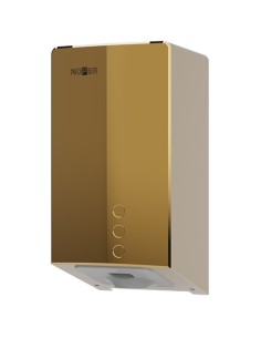 Sèche-mains FUGA EVO avec capteur électronique acier inoxydable finition PVD or brillant