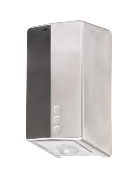 Sèche-mains FUGA EVO UV-C, capteur électronique en  ACIER INOXYDABLE  Satiné