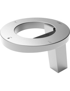 Ensemble CONCEPT³ sur plan de travail avec sèche-m ains, distributeur de savon et robinet f inition Brillant