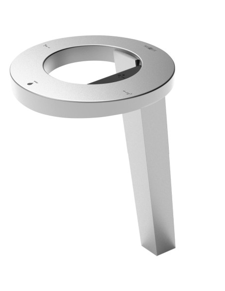 Ensemble CONCEPT³ Haut, sur plan de travail avec s èche-mains, distributeur de savon et rob inet finition Brillant