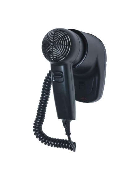 Sèche-cheveux mural 1200W ABS noir