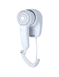 Sèche-cheveux mural 1200W ABS blanc
