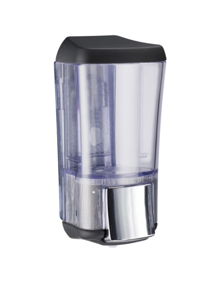 Distributeur de savon liquide mural SERIE BLACK no ir et transparent