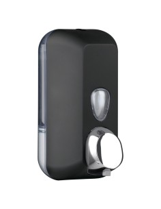 Distributeur de savon mousse mural SERIE BLACK noi r