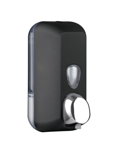 Distributeur de savon mousse mural SERIE BLACK noi r