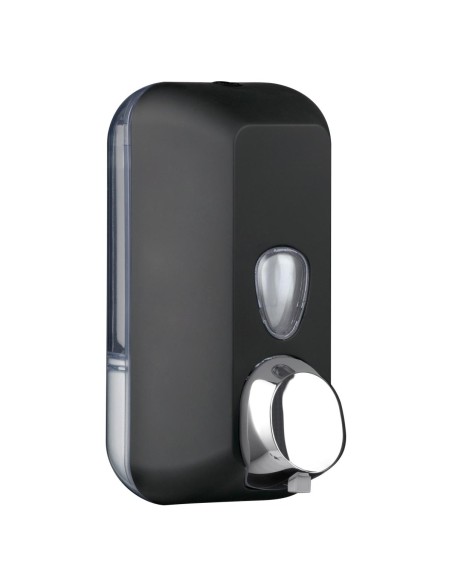 Distributeur de savon mousse mural SERIE BLACK noi r