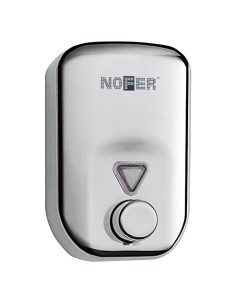 Distributeur de savon liquide vertical 820 ml en A CIER INOXYDABLE Satiné