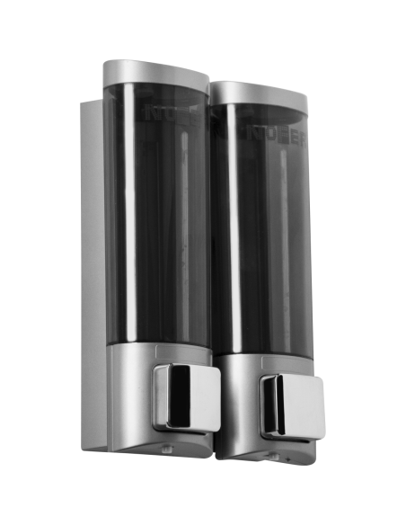 Distributeur de savon liquide avec double réservoi r capacité 2x 200 ml