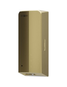 Distributeur automatique de savon liquide capacité 1000 ml acier inoxydable AISI 304 PVD or satiné