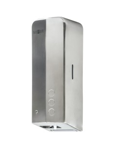 Distributeur de savon liquide automatique capacité  1000 ml en acier inoxydable AISI 304 Sa tiné