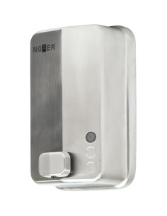 Distributeur de savon liquide vertical mural capac ité 1200 ml en acier inoxydable AiSI 304  Satiné