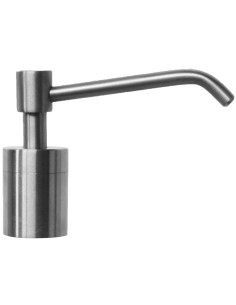 Distributeur de savon à encastrer Satiné capacité  1000 ml réservoir en polyéthylène Blanc