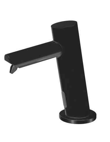 Distributeur de savon électronique laser sur plan. Noir mat