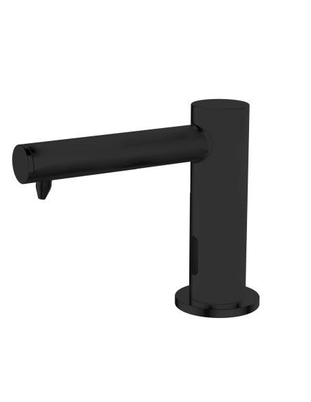 Distributeur de savon électronique laser sur plan. Noir mat