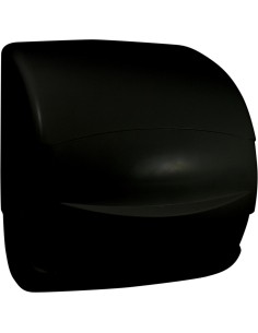 Distributeur de papier essuie-mains de bobine à le vier manuel ABS Noir