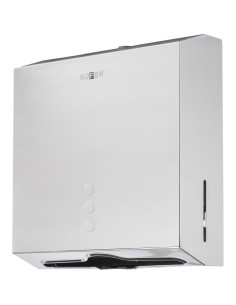 Distributeur de papier essuie-mains avec serrure d e sécurité ACIER INOXYDABLE AISI 304 Bri llant
