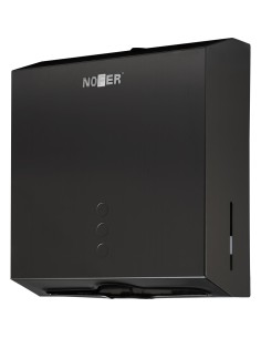 Distributeur de papier essuie-mains avec serrure d e sécurité ACIER INOXYDABLE AISI Noir