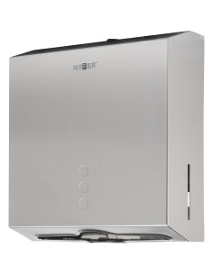 Distributeur de papier essuie-mains avec serrure d e sécurité ACIER INOXYDABLE Satiné
