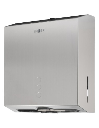 Distributeur de papier essuie-mains avec serrure d e sécurité ACIER INOXYDABLE Satiné