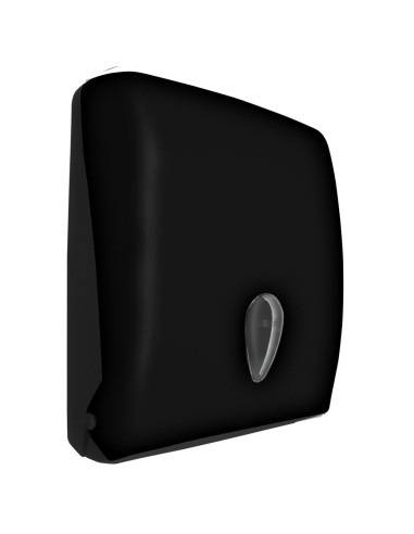 Distributeur de papier essuie-mains SERIE CLASSIC  en ABS noir